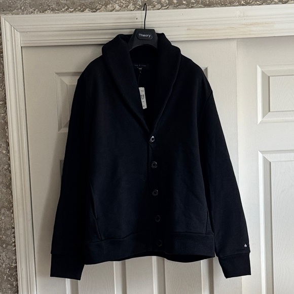 Rag & Bone Midnight Black Shawl Collar Cardigan